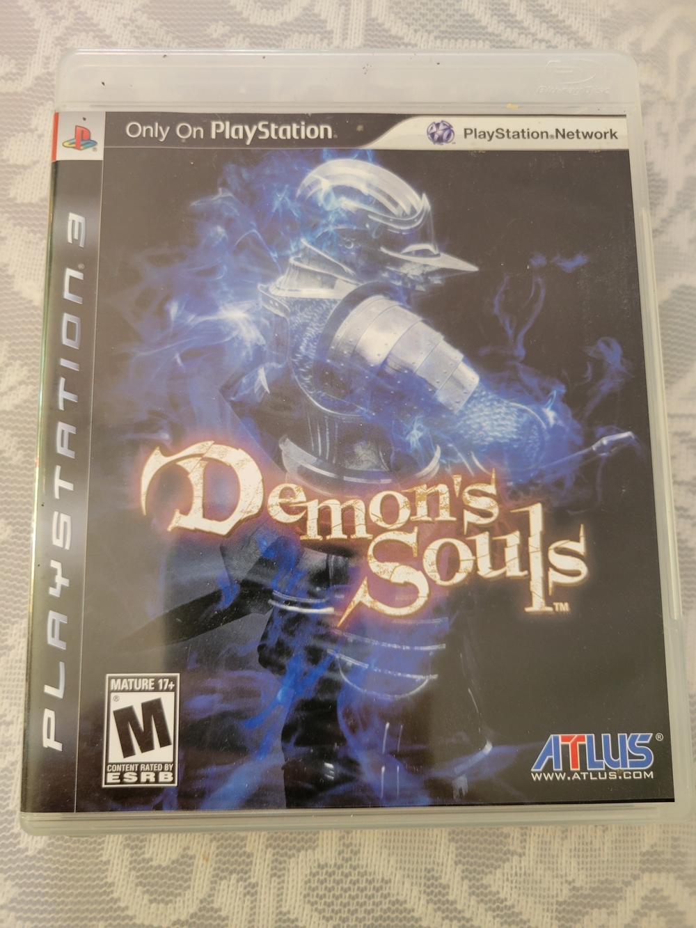 Sony PlayStation Demon's Souls - Blue & Black Cover
